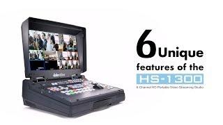 【Official】The Cost-Effective HS-1300 Portable Video Streaming Studio｜Datavideo