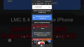 LMC 8.4 setup config file || iPhone 15 pro Max config file || amazing config file for Android phone