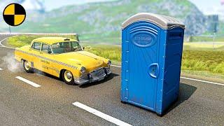 PORTA POTTY PURSUIT: A Cab Driver's Hilarious Adventure in BeamNG.Drive