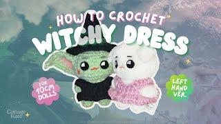 {LEFT} Crochet Witchy Dress 🫧(for 10cm Dolls)