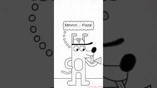 Pizza Challenge #14 | Pizza Dog & Friends SHORTS Comic Dub