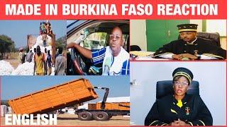 Proudly wearing Made in BURKINA Faso | Reactions #burkinafaso #reaction