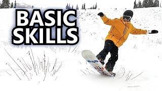 Working On Basic Snowboard Skills