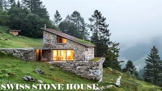 Swiss Stone House: A City Dweller's Dream Retreat | Find Your Zen in the Swiss Alps | Stone house