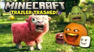 Annoying Orange - The MINECRAFT Movie Trailer Trashed!!