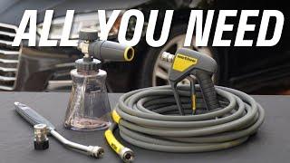 Full Walkthrough on the ACTIVE Pressure Washer Accessories | Foam Cannon, Lance, Hose & Short Gun