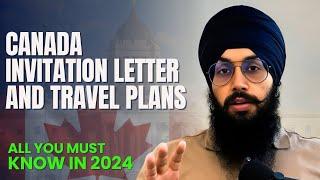 Canada Invitation Letter & Travel Plan | Visitor Visa | Tourist Visa #canadaimmigration