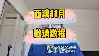 24年澳洲最佳留学移民州 西澳11月邀请数据 凭实力说话 WA November 2024 invitation round