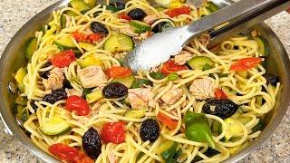 I have never eaten such delicious spaghetti! Top 2 recipes for light pasta!