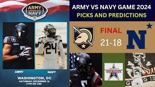 ARMY-NAVY GAME 2024: PICKS AND PREDICTIONS | WEEK 16