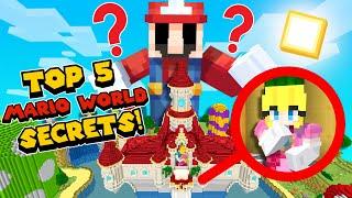 TOP 5 SECERTS In The SUPER MARIO Minecraft World!