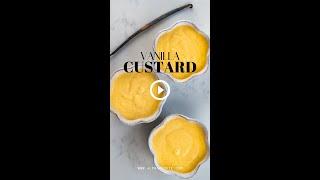 Homemade Vanilla Custard