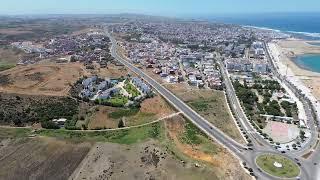 Drone footage of Asilah Morocco