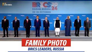 Prime Minister Narendra Modi & other BRICS Leaders the Family Photo Op, Russia