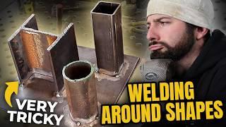 Flux Core Welding Practice | Welding Around Shapes