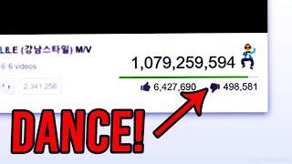YouTube DANCING View Count Easter Egg?