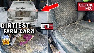 Cleaning a Toyota ABUSED On The Farm!