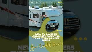 Camping Essentials Checklist for Easy RV Packing