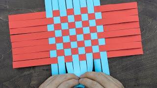 Paper Weaving Basket | How to make a Paper Easter Basket | DIY Easter Basket