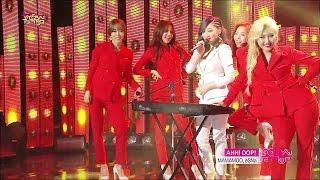 【TVPP】MAMAMOO - AHH! OOP! (with eSNa), 마마무 - 아훕! (with 에스나) @ Comeback Special, Show Music Core Live