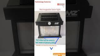 Rechargeable Solar light#solarenergy #solarlight#rechargablelight#technologyfeatures#trending#2025