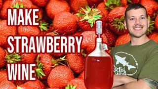 How To Make Strawberry Wine | 1 gal