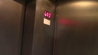 This elevator has to Nudge itself to close