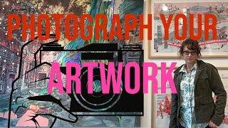 How to Photograph Your Art! (particularly drawings)