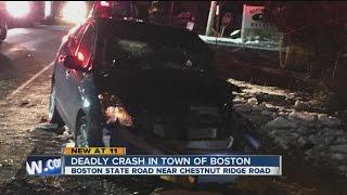 Deadly crash in the Town of Boston