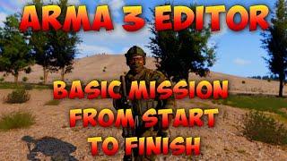 Arma 3 Editor | Build a Basic Mission from Start to finish