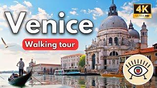 Venice, Italy 4K-UHD "Walking Tour" - With Subtitles! - History Walking Tour - ASMR