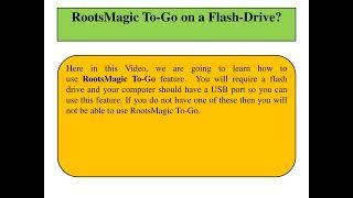 RootsMagic To Go on a Flash Drive | RootsMagic 8 Download | RootsMagic  Family Tree Maker Software