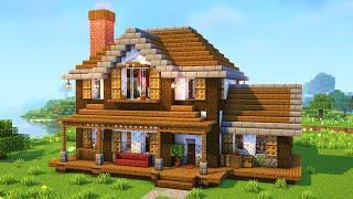 Minecraft | How to build a Farmhouse | Tutorial