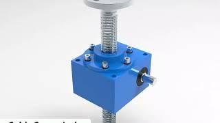 Small electric screw jacks in compact and cubic design