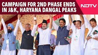 Jammu Kashmir Election Update | Campaign For 2nd Phase Ends In J&K, Haryana Dangal Peaks