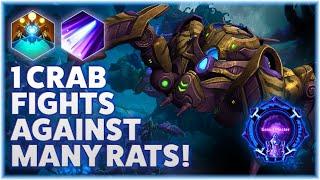 Fenix Salvo - 1 CRAB FIGHTS AGAINST MANY RATS! - Grandmaster Storm League