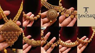 Tanishq Latest Antique Gold Set Collection With weight And Price  #youtube #trending #tanishq