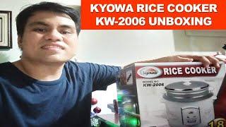 KYOWA RICE COOKER KW-2006 WITH STEAMER UNBOXING