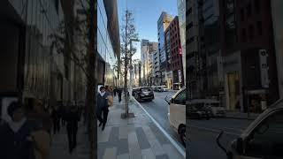 Spring Day in Japan, walking through Ginza, Tokyo ️