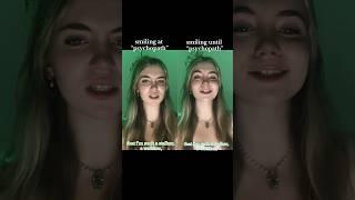 #pov smiling at “psychopath” vs smiling until “psychopath”.. which one is more unsettling?