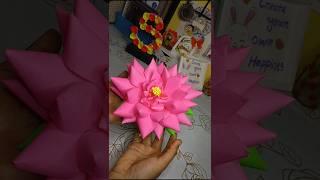 Diy lotus flower #diy #viralshorts #diyviral #diycraft #lotusflower #craft #shortsdaily #shortsfeed