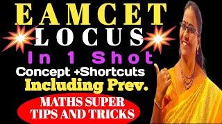 EAMCET Locus in 1 Shot Concept+Shortcuts+Prev  @MATHSTIPSANDTRICKS