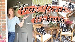 FRONT PORCH DECORATING IDEAS 2021 | SMALL PORCH MAKEOVER