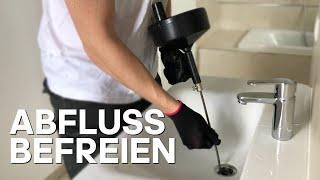 Abfluss verstopft? So befreien Sie diesen ohne Chemie - Spirale für Waschbecken, Dusche & Badewanne