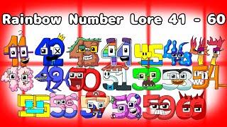 MSMDanielBlue Rainbow Number Lore 41 - 60 (Official)