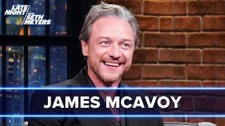 James McAvoy Gets a Cramp Mid-Interview, Talks Love of American Theme Parks