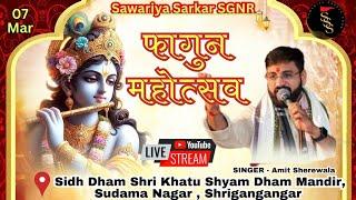 Live - AMIT Sherewala | Faag Mahotsav | Sidh Dham Shri Khatu Shyam Dham Mandir