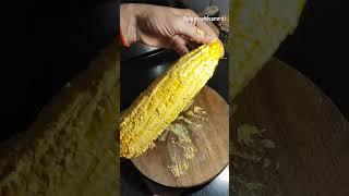 Roasted Masala Corn | Perfect Rainy Day Snack | Tandoori Bhutta on Gas Stove  #eveningsnacks