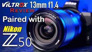 Viltrox 13mm f/1.4 XF AF APS-C lens paired with Nikon Z50 Full Review | Images & Video Samples