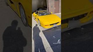 Spotted A Yellow Ferrari F355 Spider Serie Fiorano #ferrari #ferrarif355 #shorts